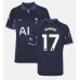 Tottenham Hotspur Cristian Romero #17 Borta matchtröja 2023-24 Kortärmad Billigt